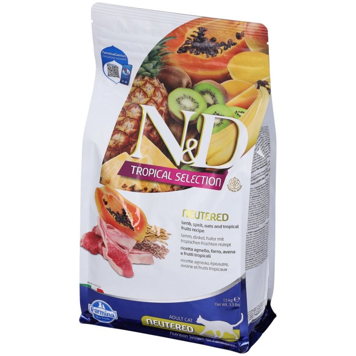N&D CAT CORDERO TROPICAL CASTRADO 1,5 KG