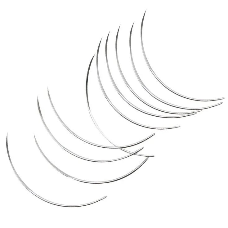 AGUJA DE SUTURA CURVA TAMAÑO 9T 12 UDS