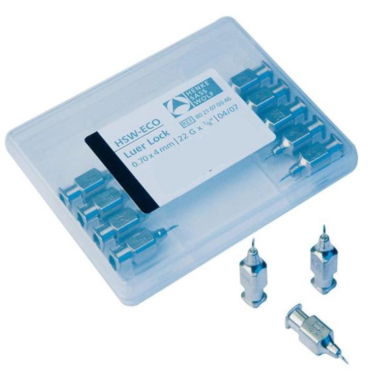 AGUJAS VETERINARIAS HENKE LL 1.20X15MM 12UNDS