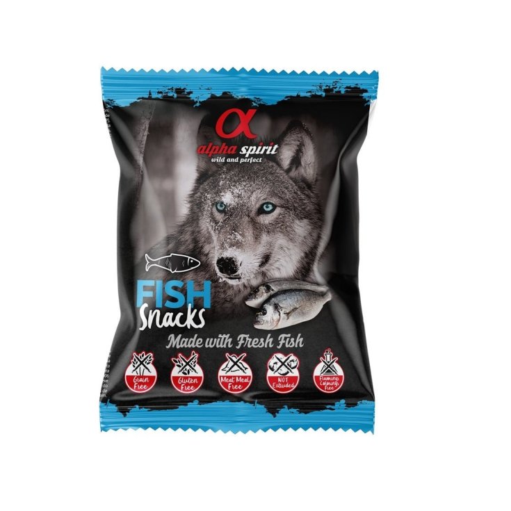 ALPHASPIRIT SNACK PESCADO 50GR PERRO