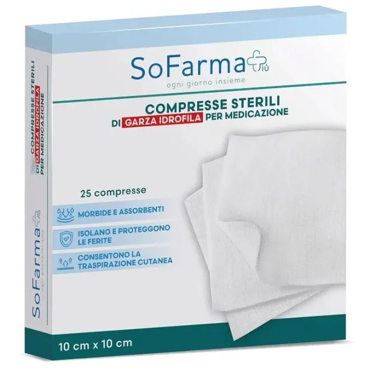 SOFARMAPIU' COMPR CUNA10X10 25P