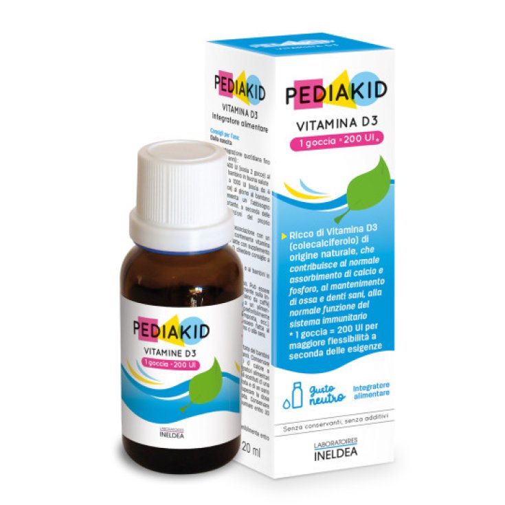 PEDIAKID VITAMINA D3 200UI