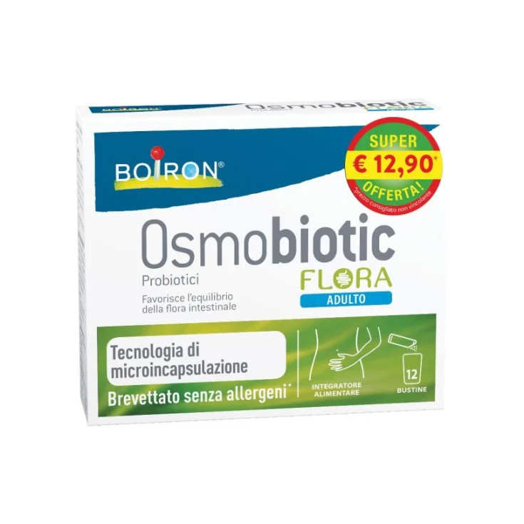 BUSTO PROMOCIONAL DE ANUNCIO DE FLORA OSMOBIÓTICA