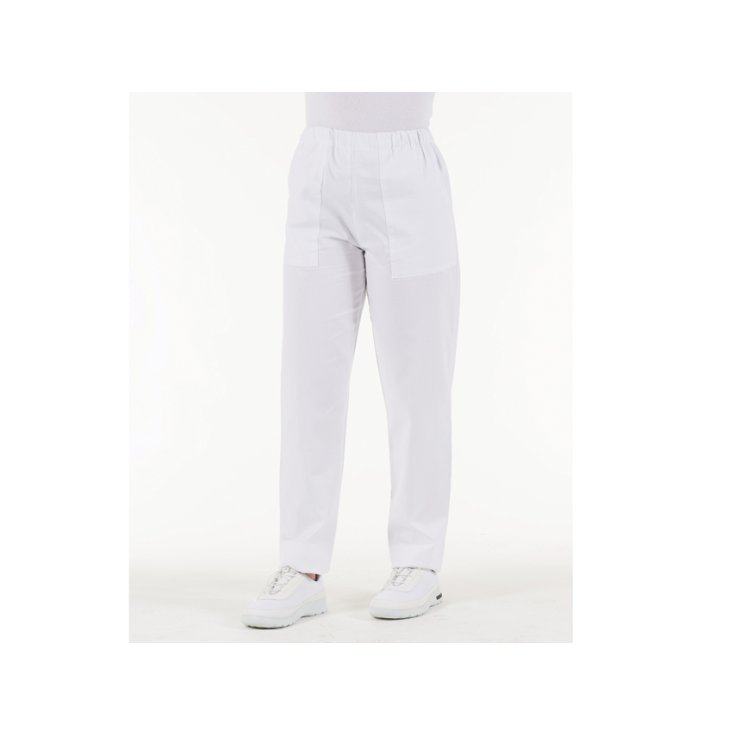PANTALÓN ALGODÓN BLANCO XS