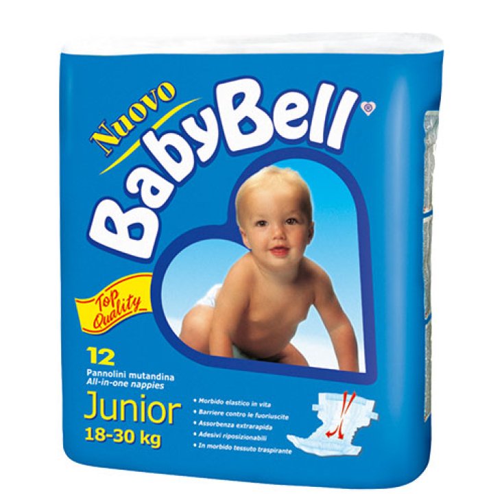 PAÑALES BABYBELL JUNIOR 12UNDS