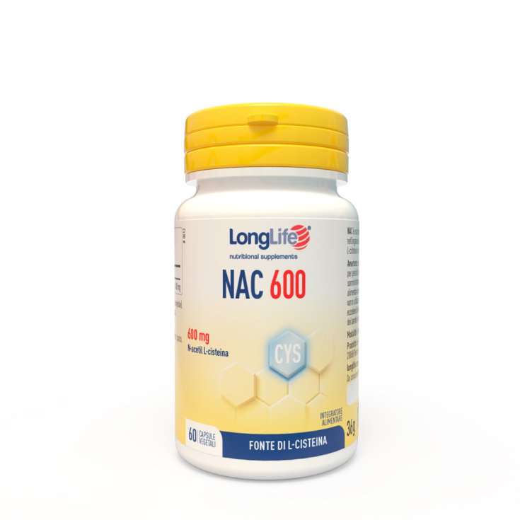 NAC LARGA VIDA 600MG 60CPS