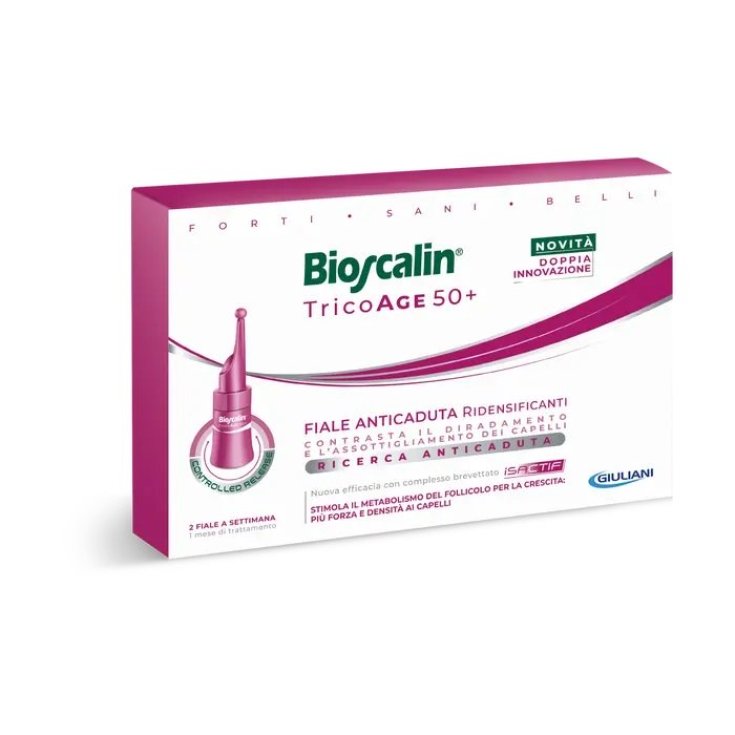 Bioscalin Tricoage 50+ Viales Redensificantes Anticaída 8 Viales