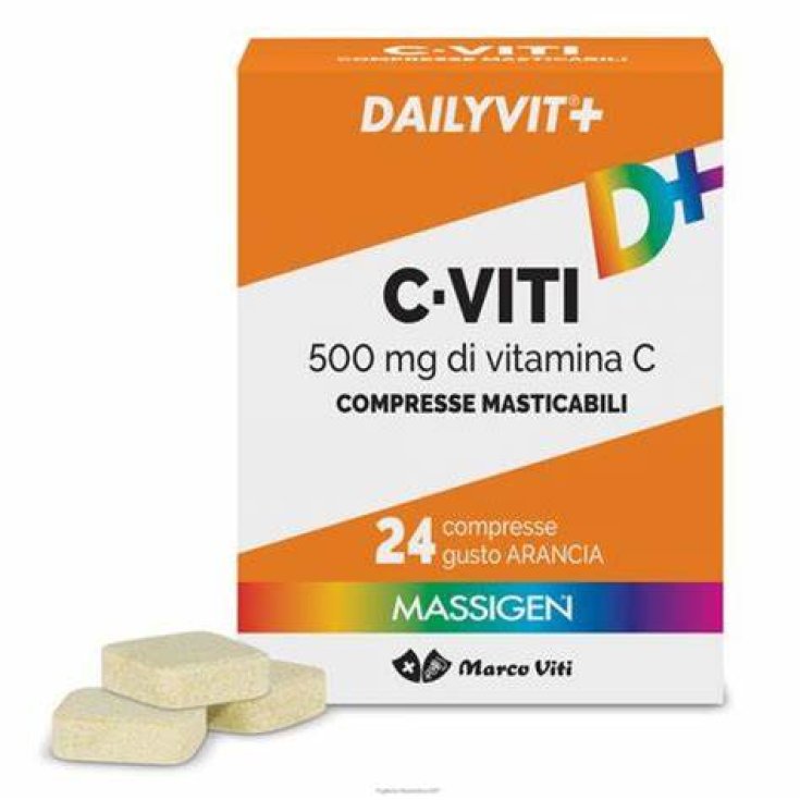 Dailyvit+ C•Viti 500mg Massigen 24 Comprimidos Masticables