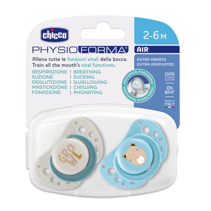 CH SUCCH AIR ROSA SIL 2-6M 2UDS