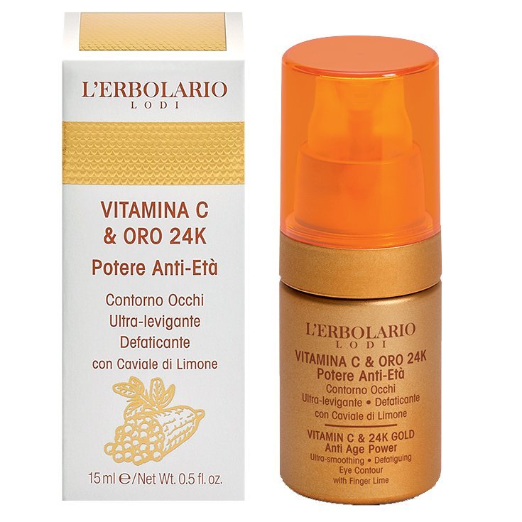 CONTORNO DE OJOS VITAMINA C ORO