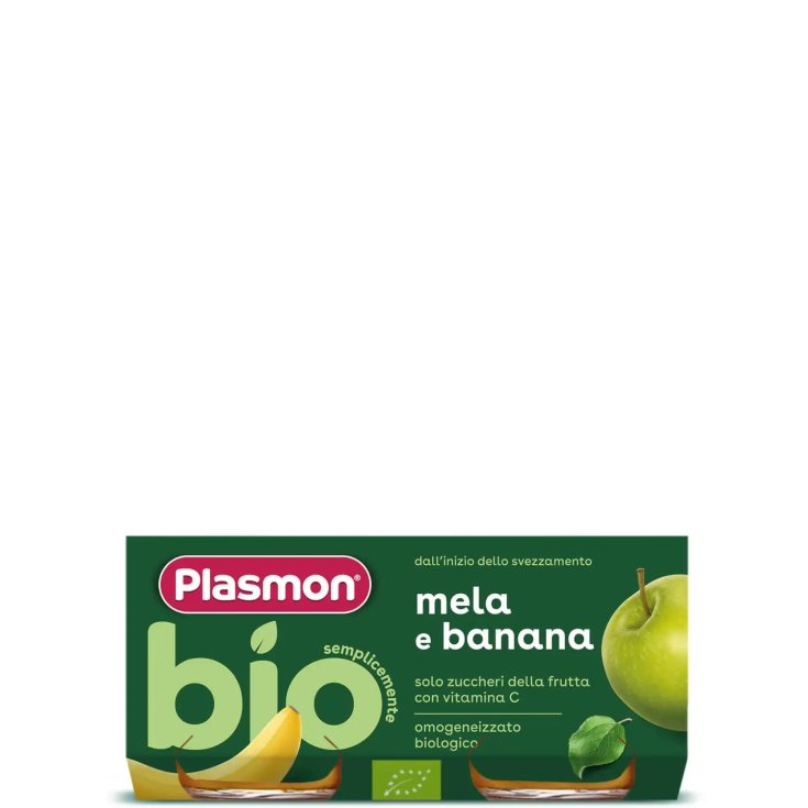 PLASMON OMOG PLÁTANO MANZANA ORGÁNICO2P