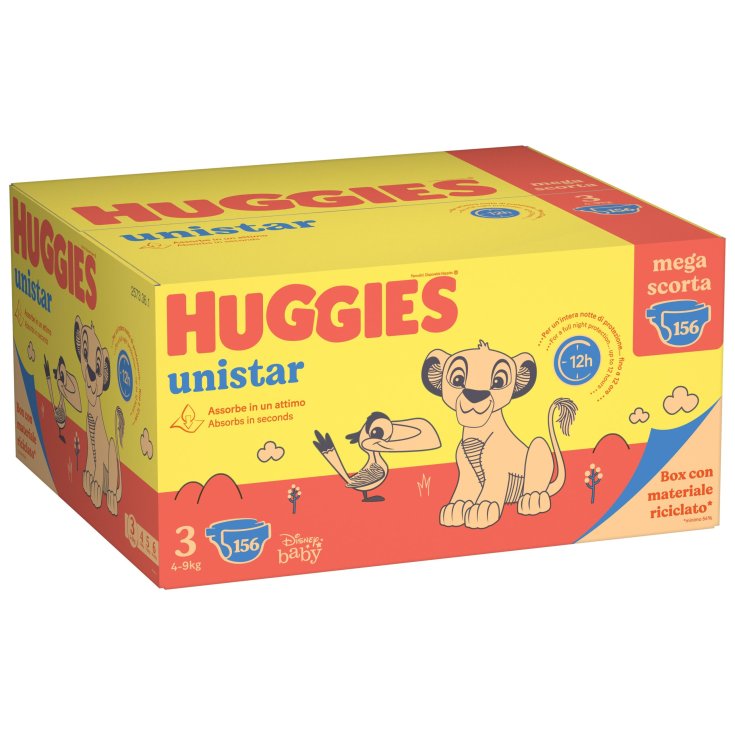 HUGGIES UNISTAR MEGA 3 156PZS