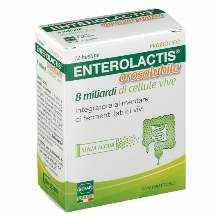 ENTEROLACTIS OROSOLUBLE 12BUS