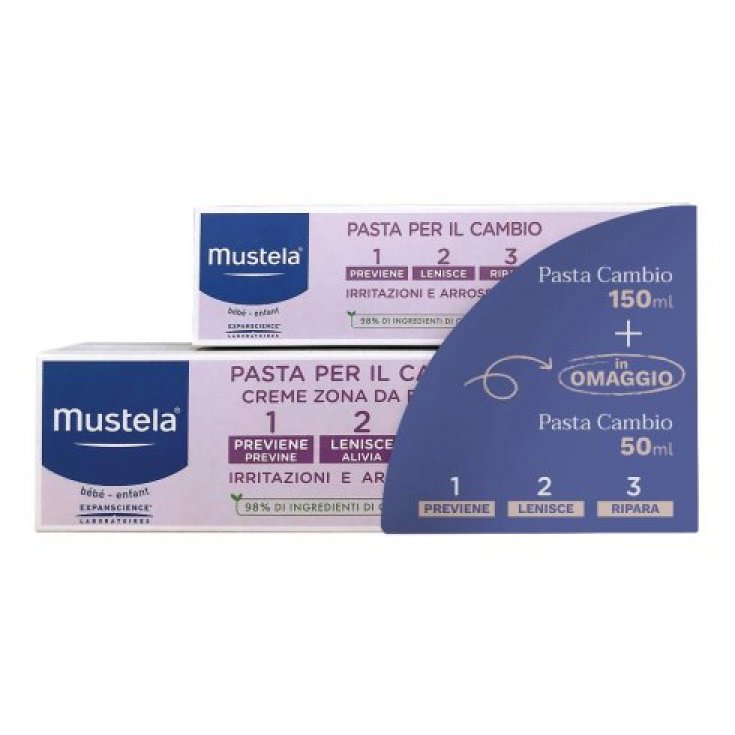 MUSTELA PASTA CAMBIADORA 150+50ML