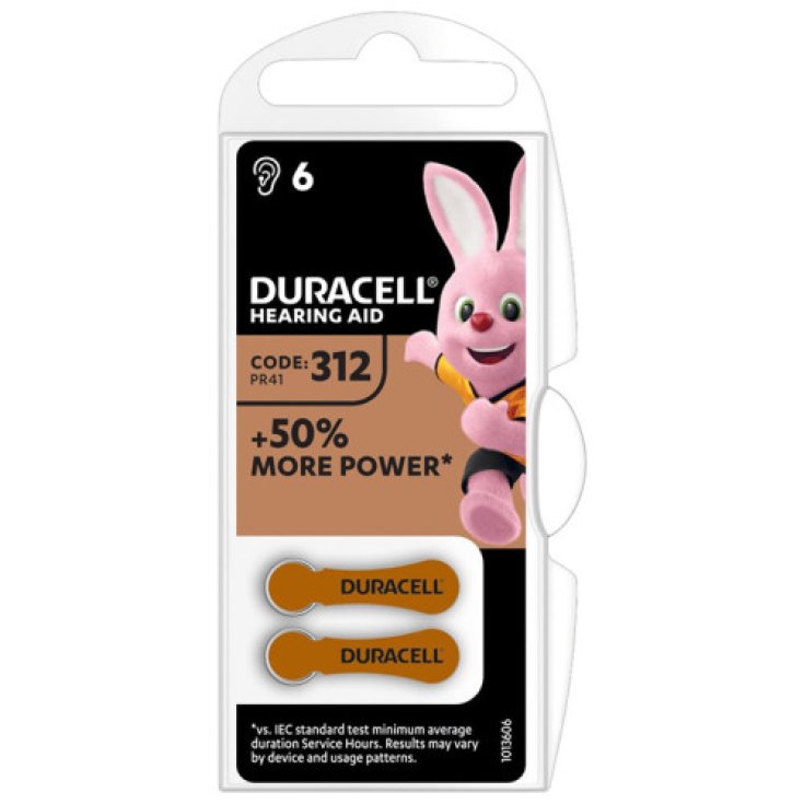 DURACELL EASY TAB 312 MARRÓN