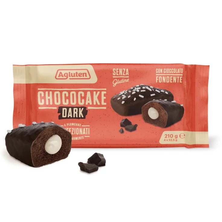 AGLUTEN CHOCOCAKE OSCURO 4X55G