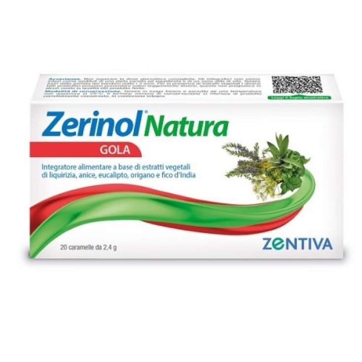 ZERINOL NATURA GARGANTA 20CARAM