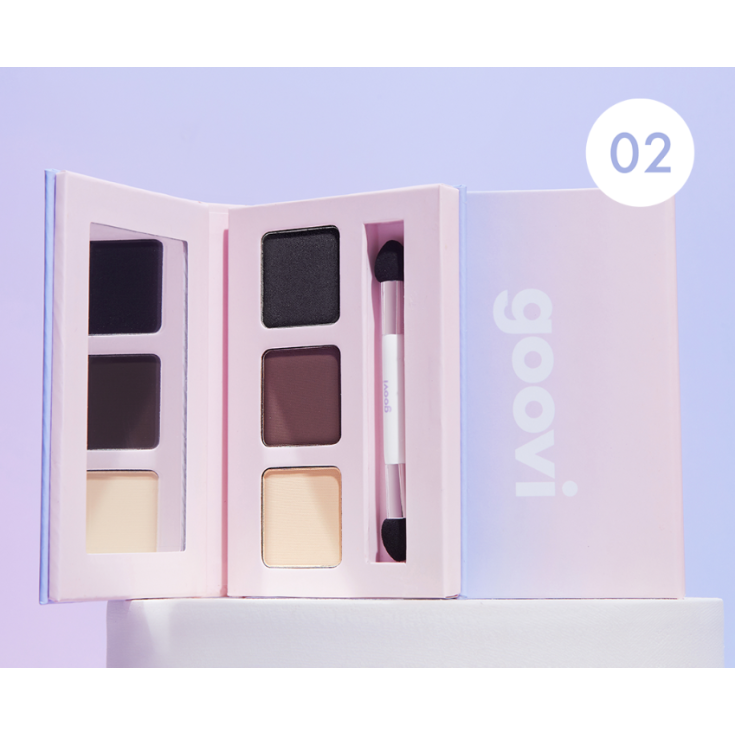 PALETA DE SOMBRAS DE OJOS GOOVI 3 02