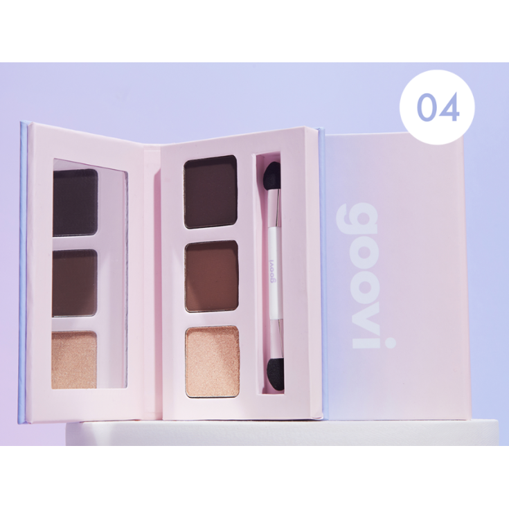 PALETA DE SOMBRAS DE OJOS GOOVI 3 04