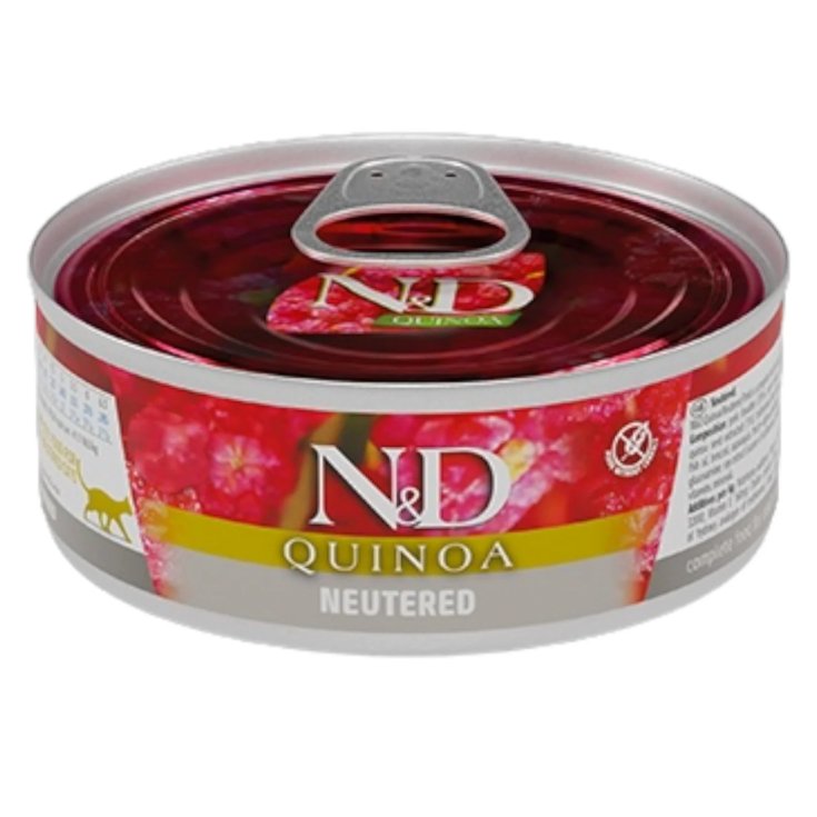 N&D CAT UM QUINOA CERDO 80G