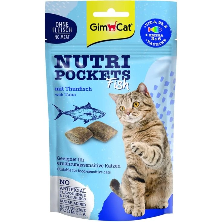 GIMCAT NUTRI POCKETS PESCADO TON