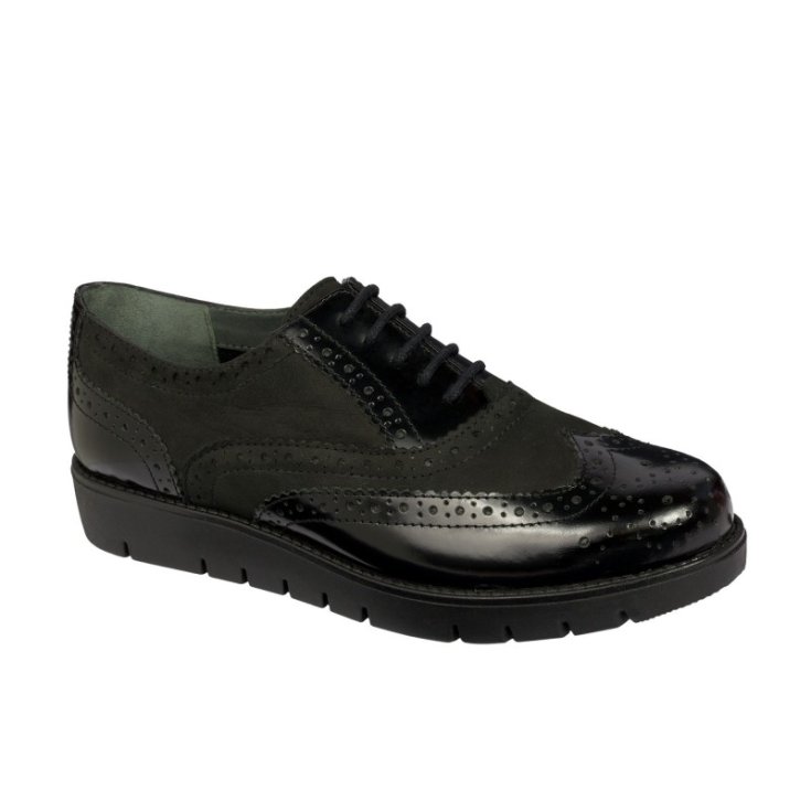 VIRGINIA NUB+LEATH W NEGRO 41