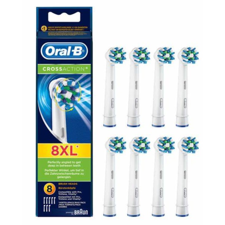 ORALB PW RECAMBIO CROSS ACT 8PZS