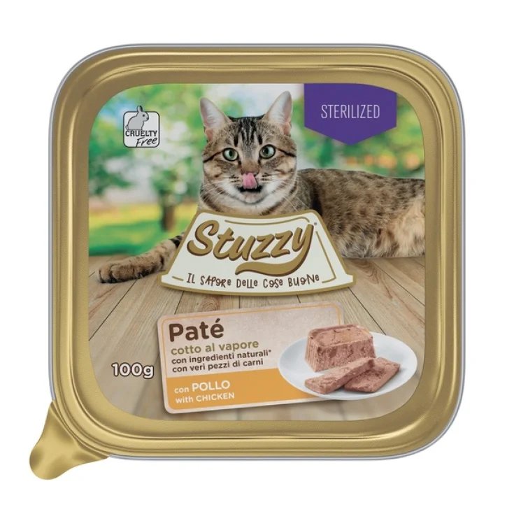 STUZZY PATÉ DE GATO ESTER POLLO 100G