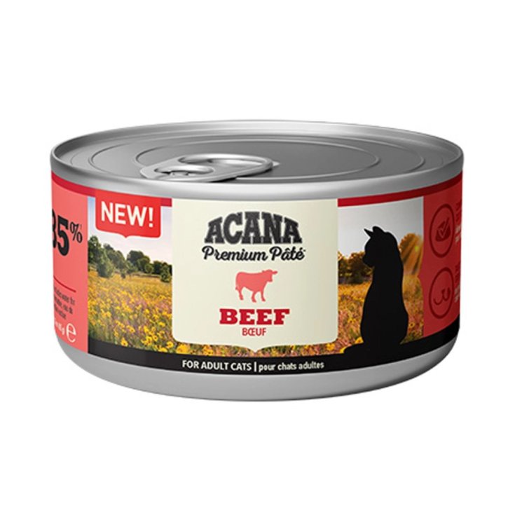 PATE' DE CARNE DE GATO HÚMEDO DE ACANA 85G