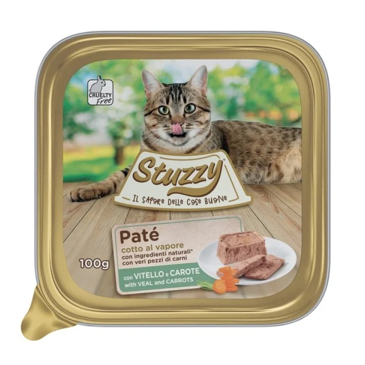 PATÉ DE GATO STUZZY VITELL CAR100G