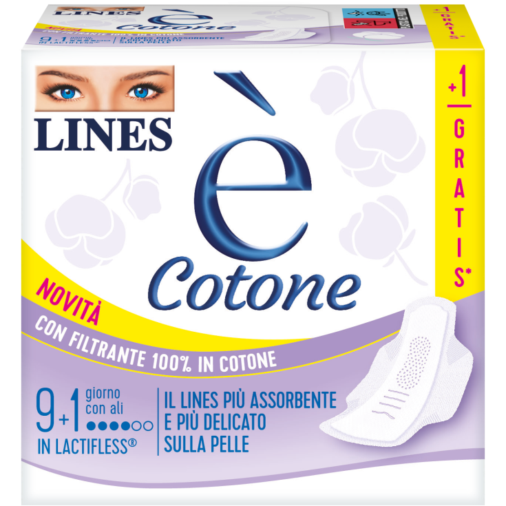 LINES E' COTONE ALI 9+1PZ