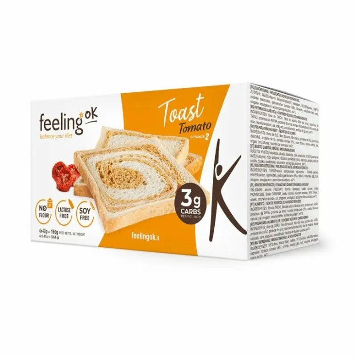 FEELING OK TOAST TOMATO 2X80G