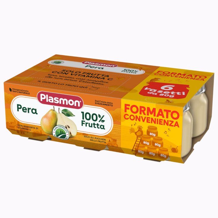 PLASMON OMOG PERA 6X80G