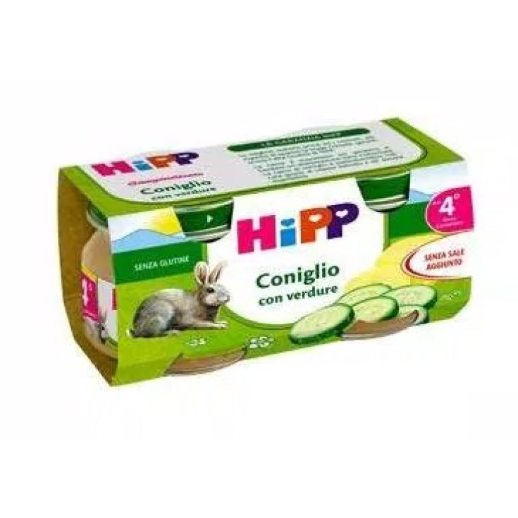 HIPP OMOG CONIGLIO VERD 2X80G