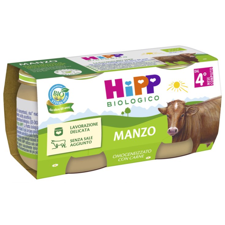 HIPP BIO OMOG MANZO 2X80G