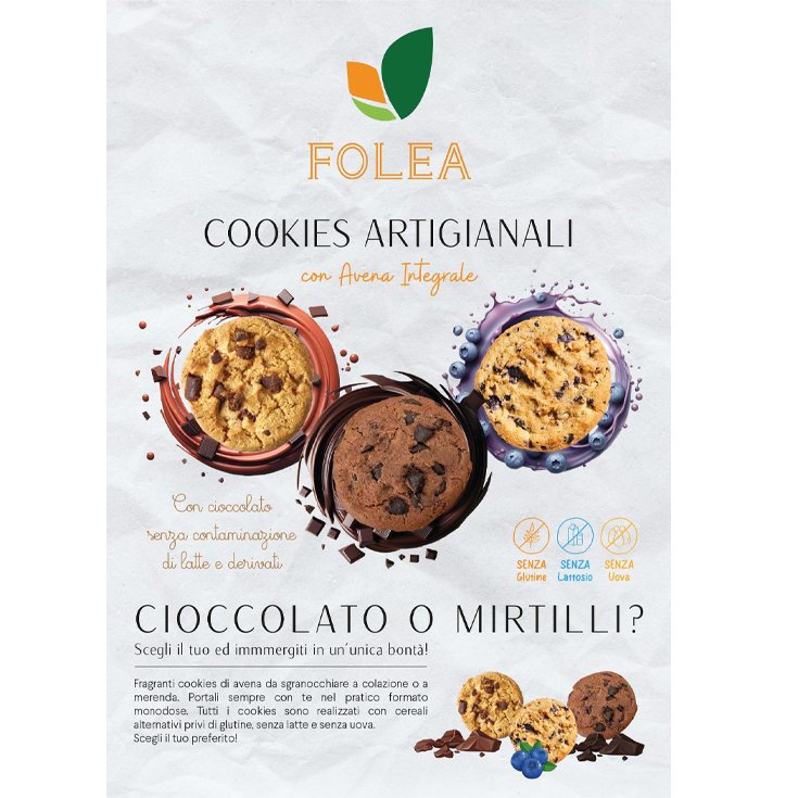 FOLEA COOKIES AVENA GOCCE 40G