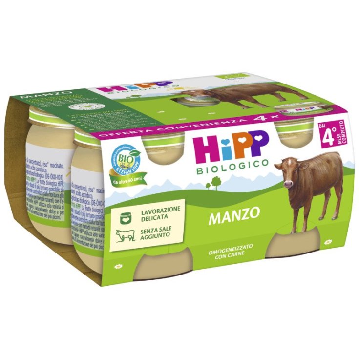 HIPP BIO OMOG MANZO 4X80G