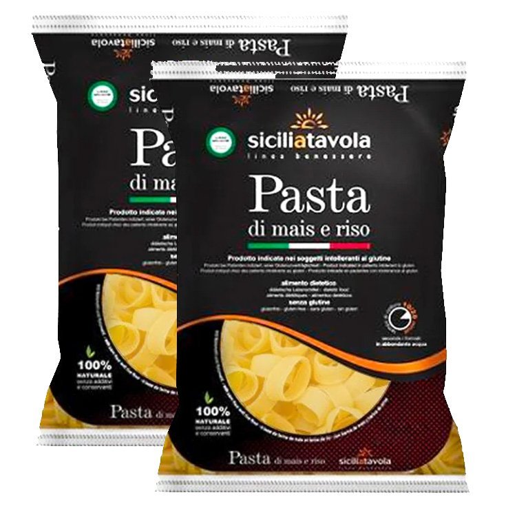 PASTA MAIS/RISO PACCHERI2X400G