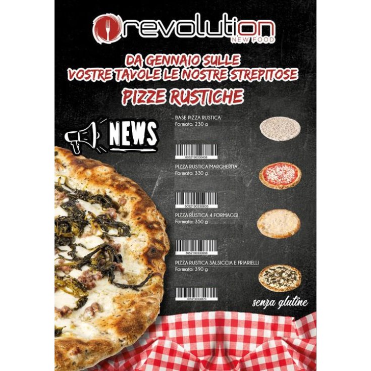 PIZZA RUSTICA MARGHERITA 330G