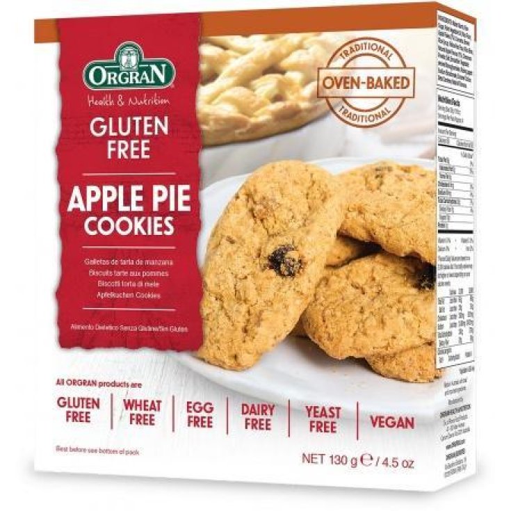 ORGRAN APPLE PIE COOKIES 130G