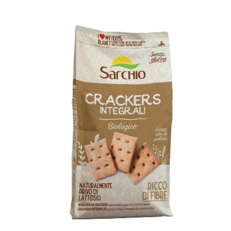 SARCHIO CRACKERS INTEGRALI180G