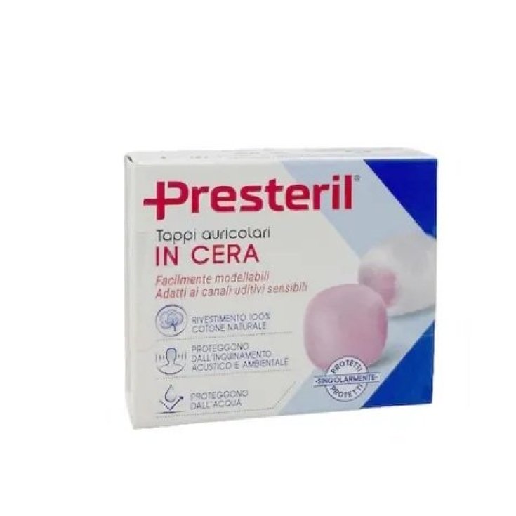 PRESTERIL TAPPI AURIC CERA 20P