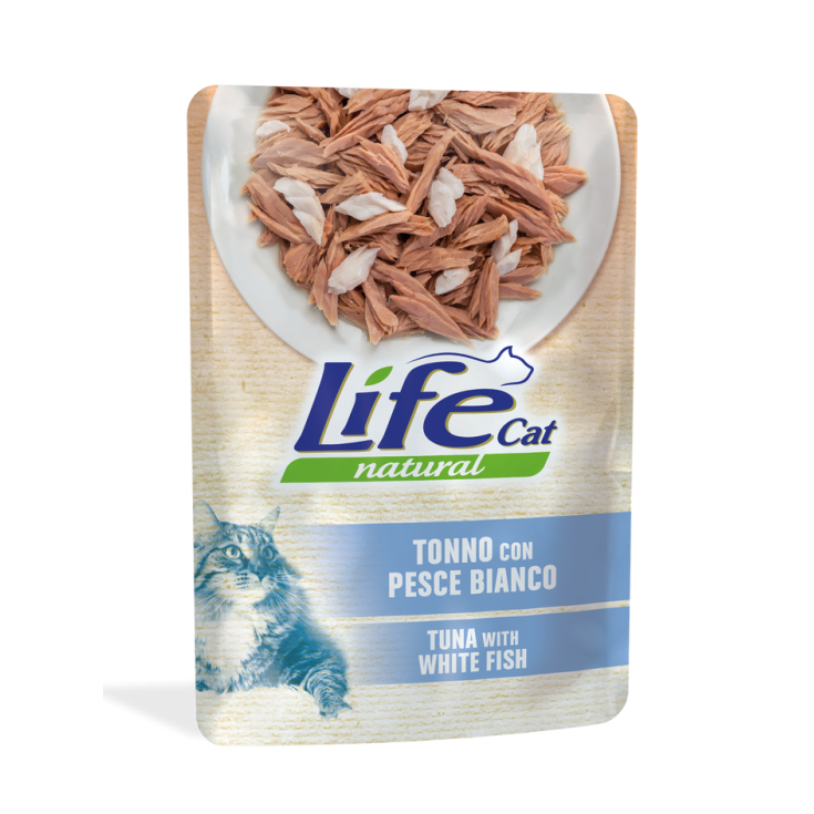 LIFECAT TONNO PESCE BIANCO 70G