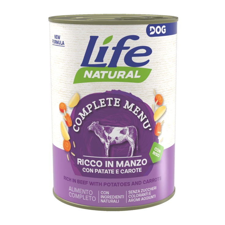 MANZO PATATE VERDURE 400G