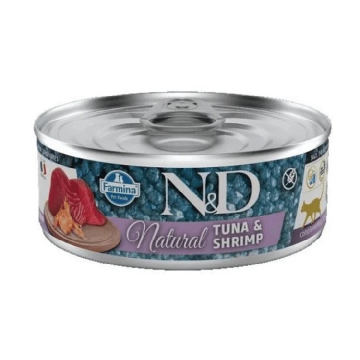N&D CAT NATURAL TUNA&SHRIMP70G