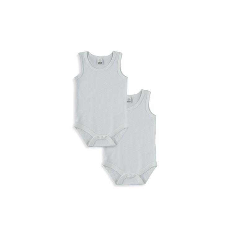 Bi-pack body intimo bimbo neonato senza