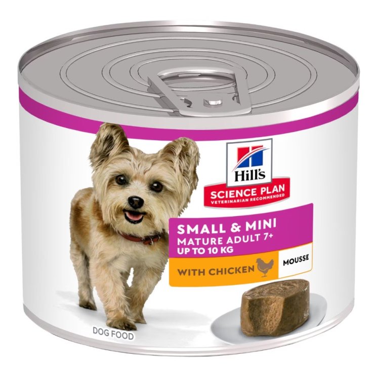 ADULT CANINE MOUSSE SM&MIN 7+ POLLO 200