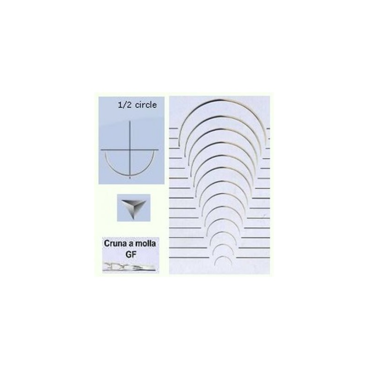 AGO SUTURA 1/2 CERCHIO TRIANG MIS 16 12P