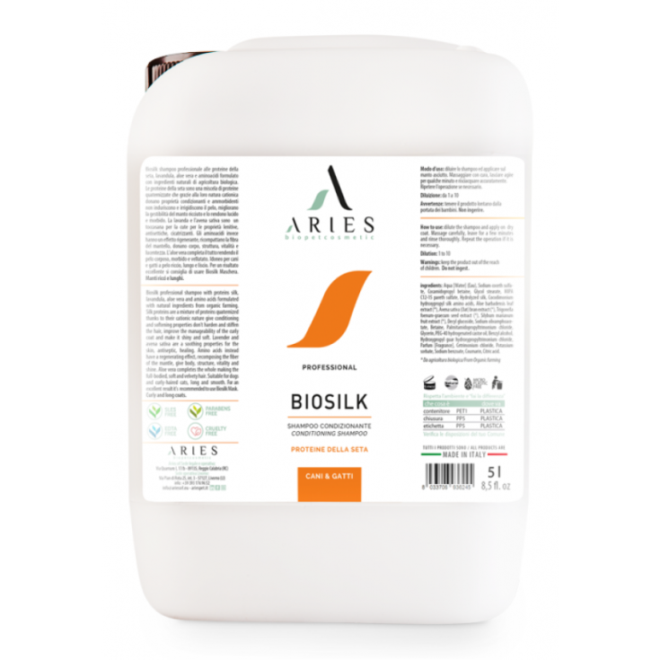 BIOSILK SHAMPOO CONDIZ PROTEINE SETA 5 L