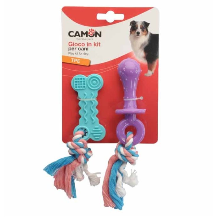 GIOCO CANE CIUCCIO OSSO TPE CORDA